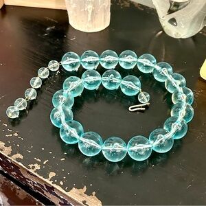 Vintage 🌸 Baby Blue Bubble Choker Necklace